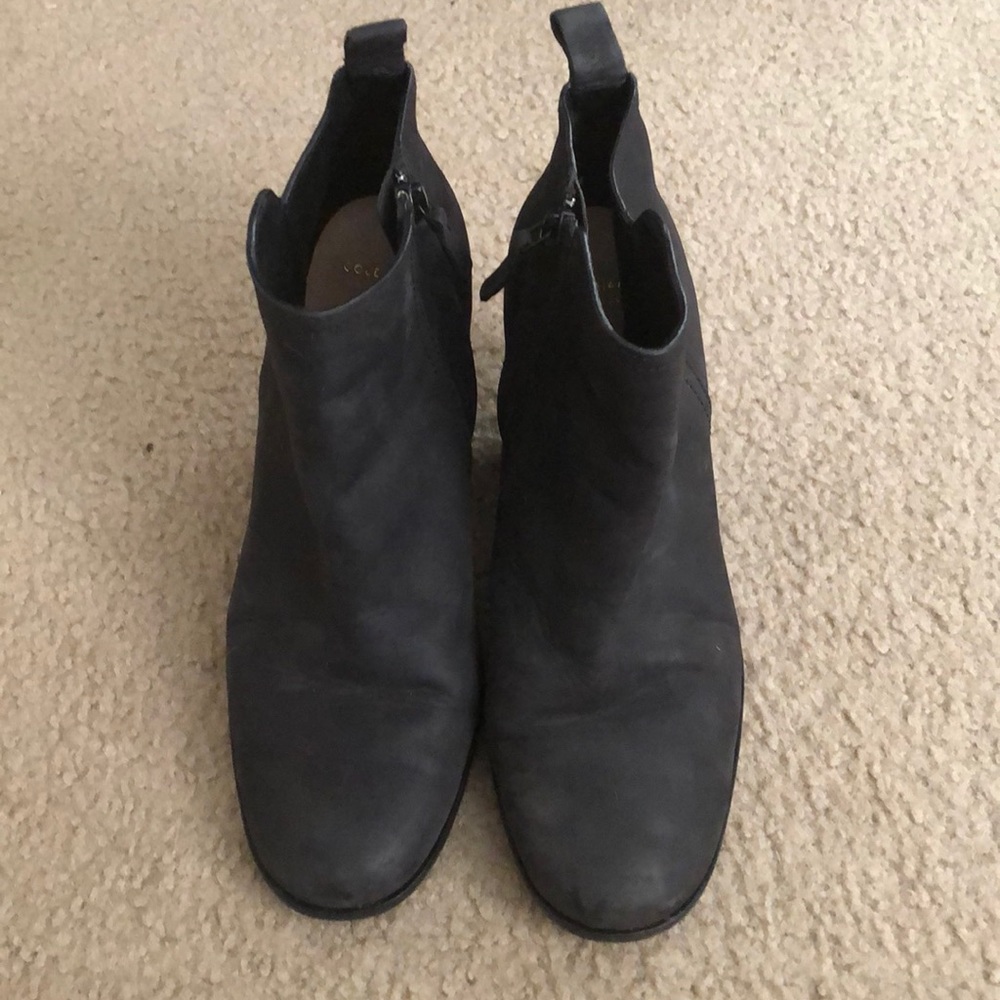 Used cole haan black booties